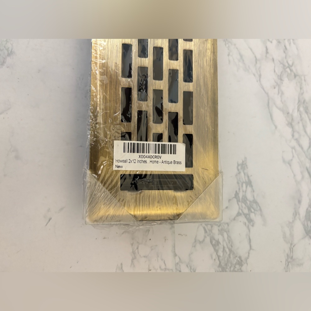 Howeall Floor Register Vent Diffuser Covers Premium Collection Brass Color - Picture 2 of 5